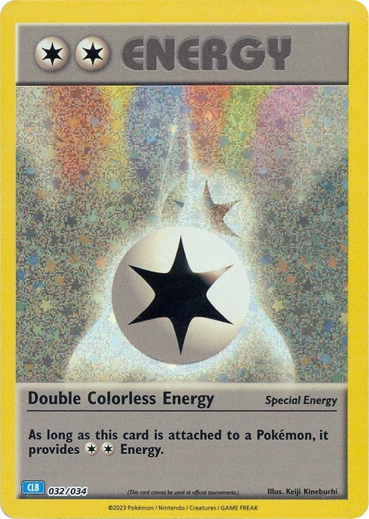 Double Colorless Energy (CLB) [Trading Card Game Classic] | Total Play