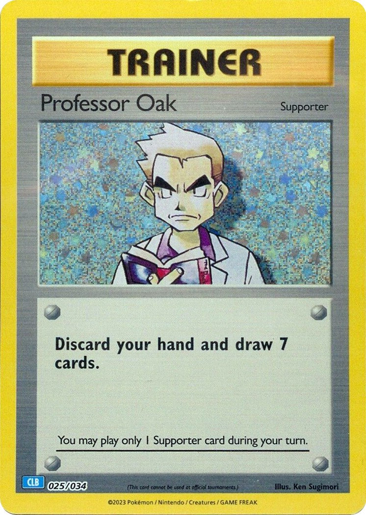 Professor Oak (CLB) [Trading Card Game Classic] | Total Play