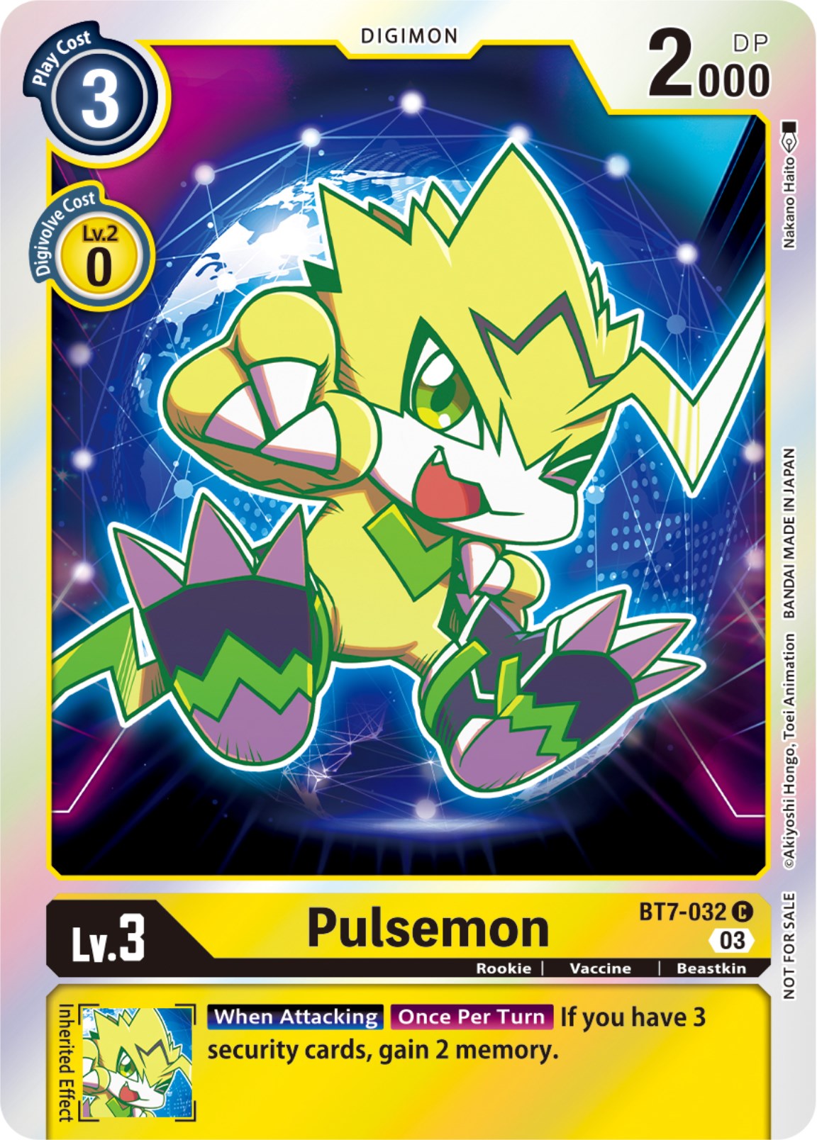 Pulsemon [BT7-032] (Official Tournament Pack Vol.11) [Next Adventure] | Total Play