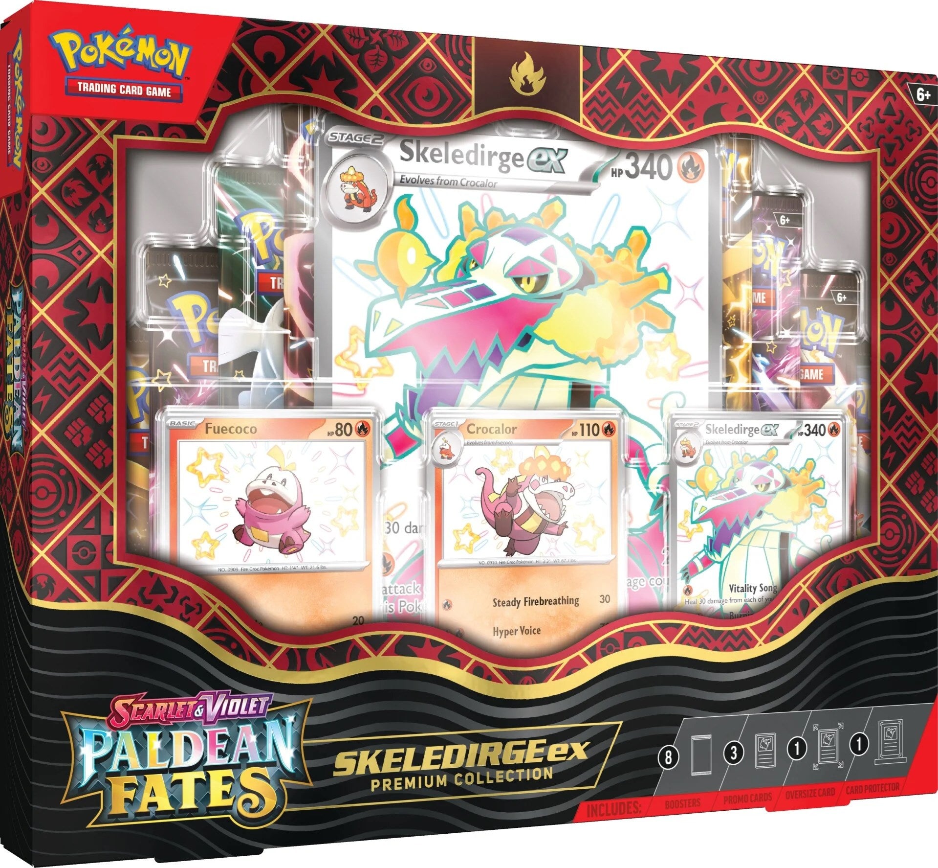 Scarlet & Violet: Paldean Fates - Premium Collection (Skeledirge ex) | Total Play