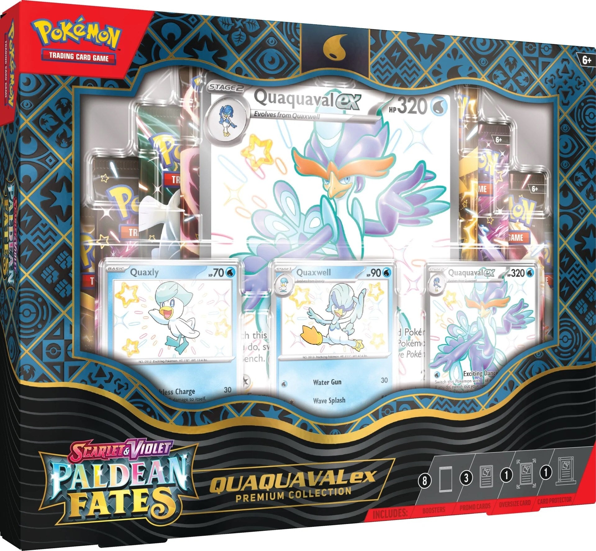 Scarlet & Violet: Paldean Fates - Premium Collection (Quaquaval ex) | Total Play