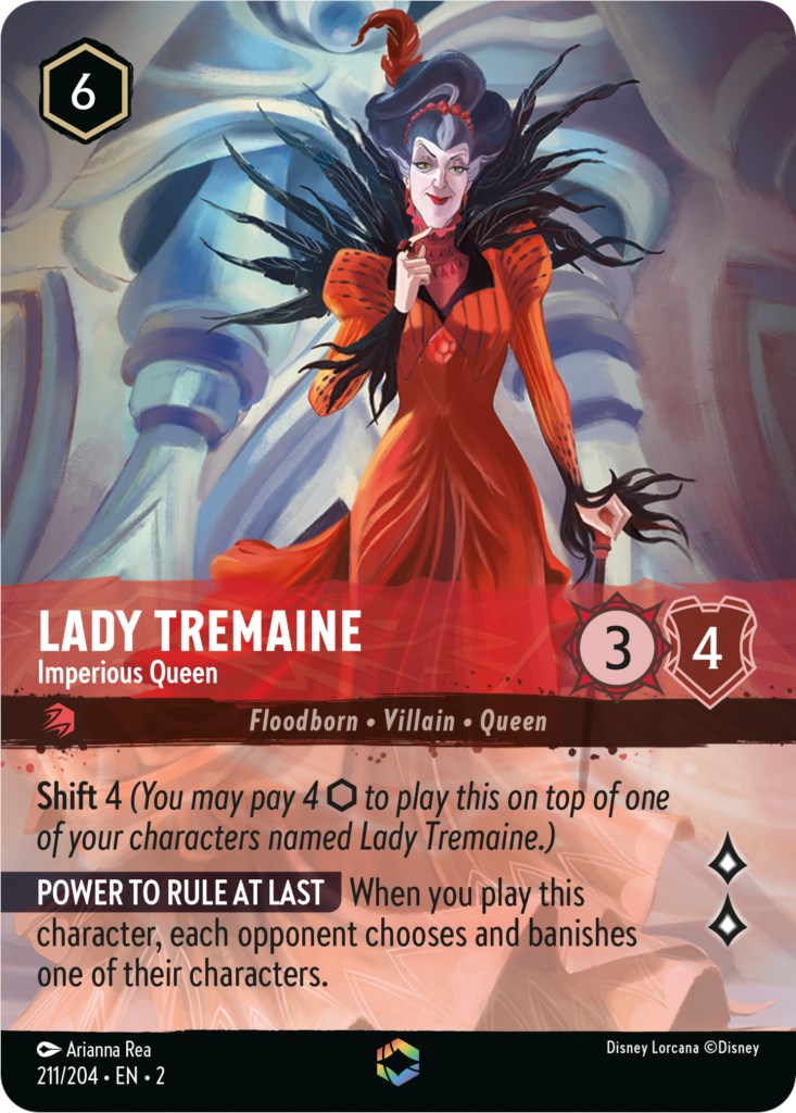Lady Tremaine - Imperious Queen (Enchanted) (211/204) [Rise of the Floodborn] | Total Play