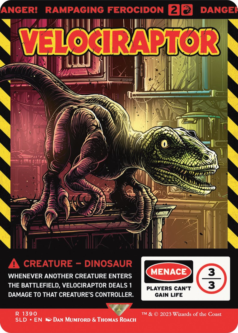 Velociraptor - Rampaging Ferocidon [Secret Lair Drop Series] | Total Play