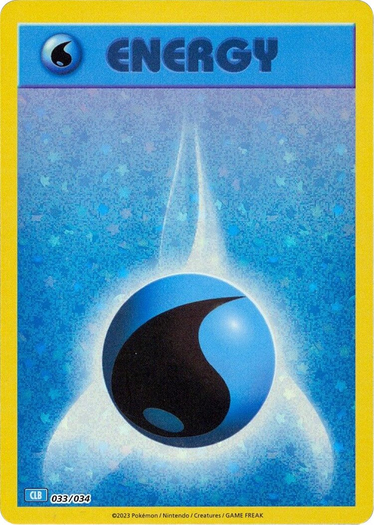 Basic Water Energy [Trading Card Game Classic] | Total Play