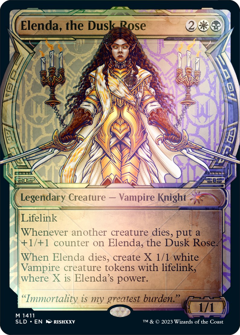 Elenda, the Dusk Rose (Rainbow Foil) [Secret Lair Drop Series] | Total Play