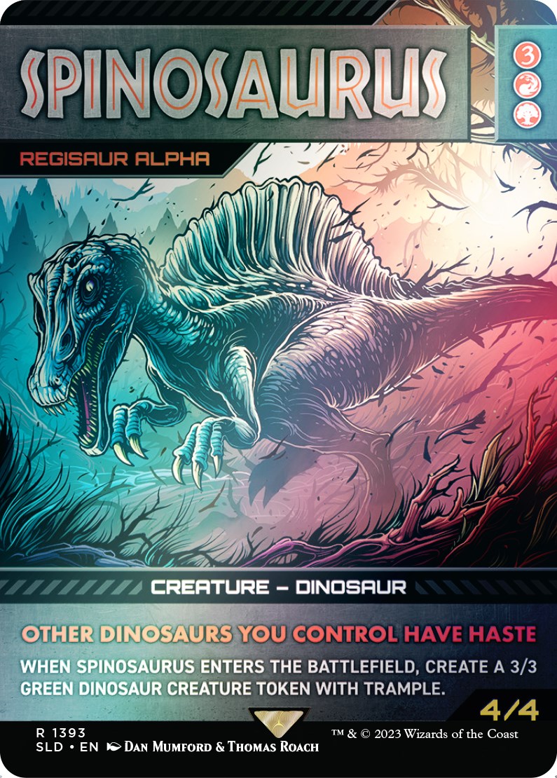 Spinosaurus - Regisaur Alpha (Rainbow Foil) [Secret Lair Drop Series] | Total Play