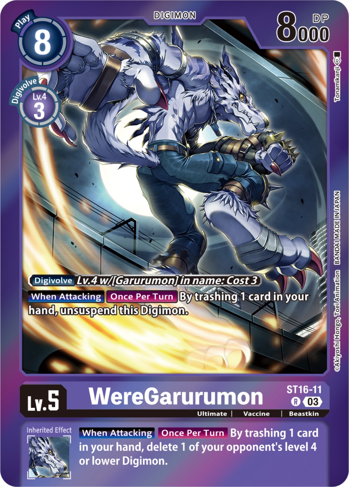 WereGarurumon [ST16-11] (Gift Box 2023) [Starter Deck: Wolf of Friendship] | Total Play