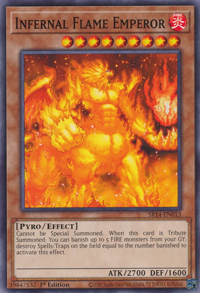 Infernal Flame Emperor [SR14-EN013] Common | Total Play