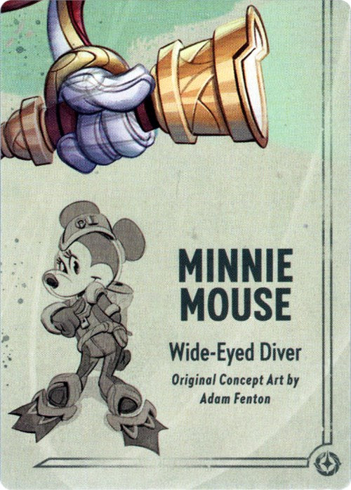 Minnie Mouse - Wide-Eyed Diver Puzzle Insert (Bottom Right) [Rise of the Floodborn] | Total Play