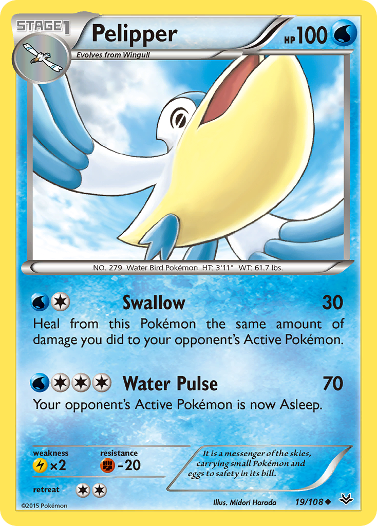 Pelipper (19/108) [XY: Roaring Skies] | Total Play