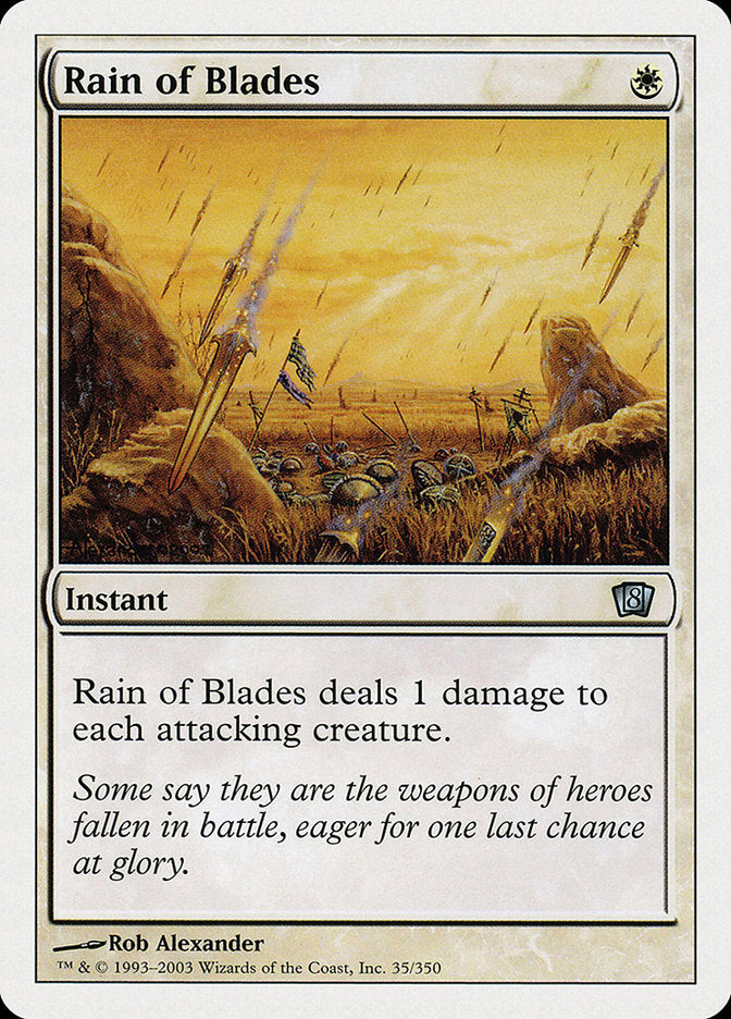 Rain of Blades [Eighth Edition] | Total Play