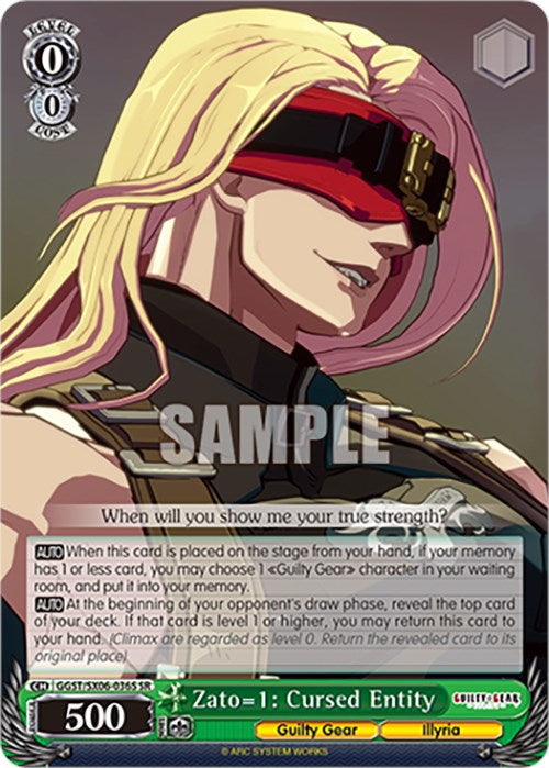 Zato=1: Cursed Entity (GGST/SX06-036S SR) [Guilty Gear -Strive-] | Total Play