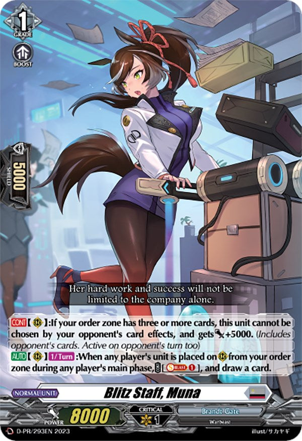 Blitz Staff, Muna (D-PR/293EN) [D Promo Cards] | Total Play