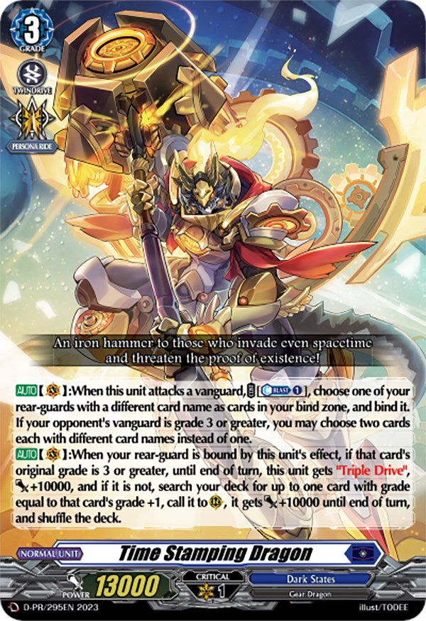 Time Stamping Dragon (D-PR/295EN) [D Promo Cards] | Total Play