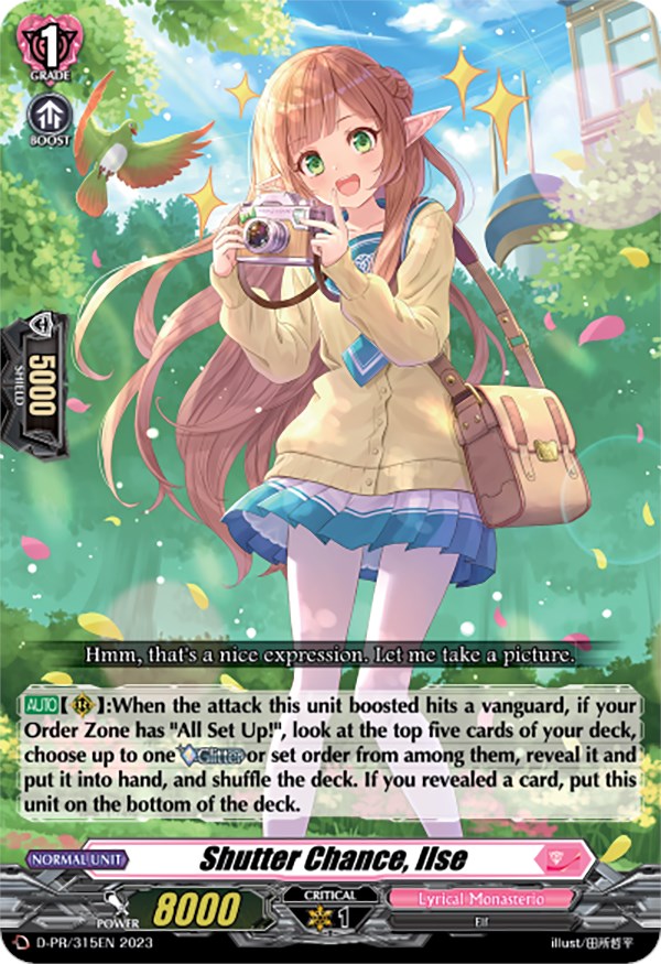 Shutter Chance, Ilse (D-PR/315EN) [D Promo Cards] | Total Play