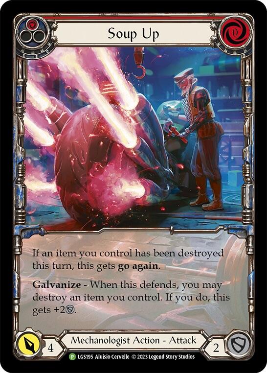 Soup Up (Red) [LGS195] (Promo)  Rainbow Foil | Total Play