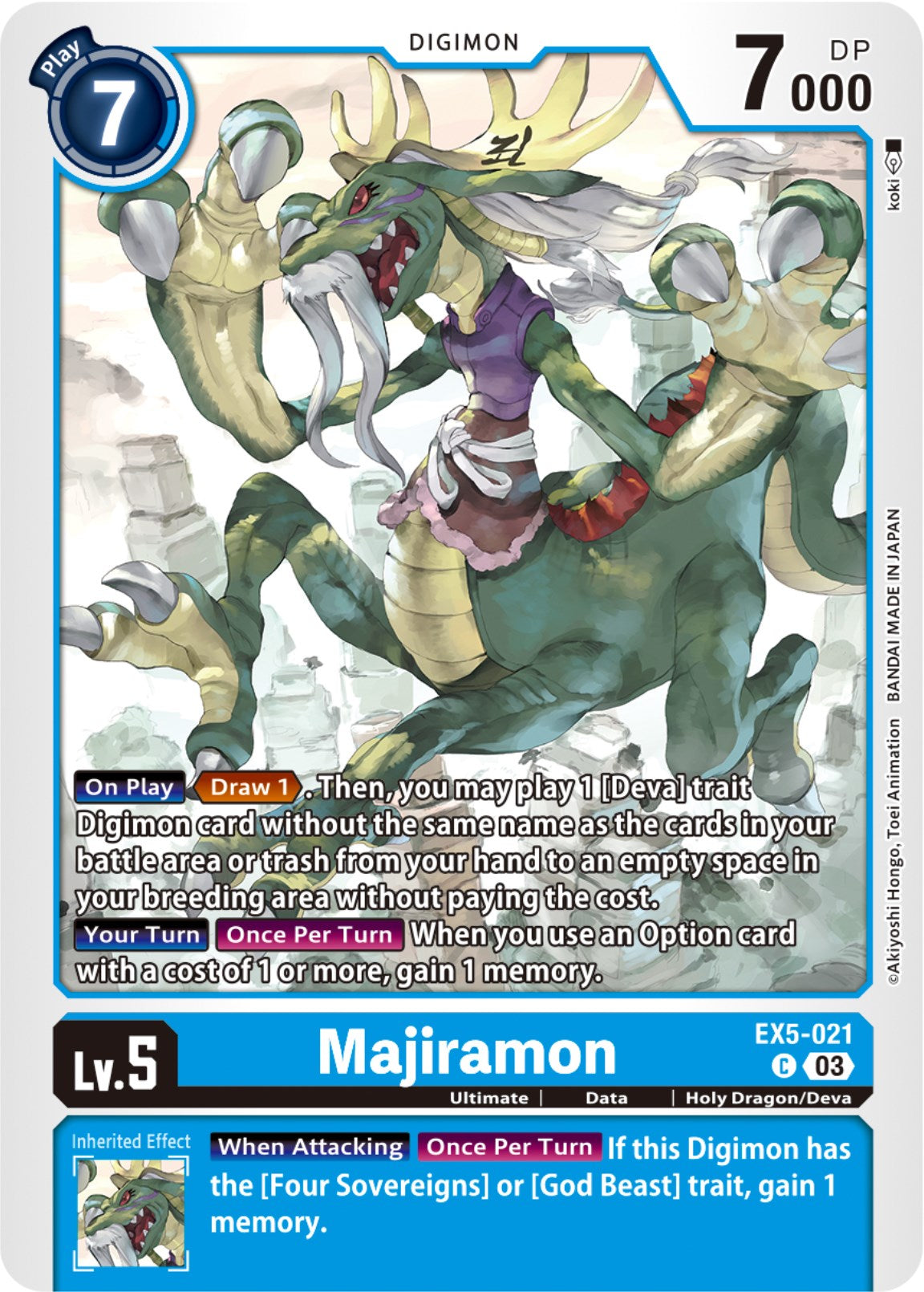 Majiramon [EX5-021] [Animal Colosseum] | Total Play