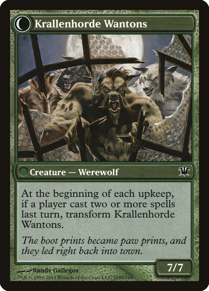 Grizzled Outcasts // Krallenhorde Wantons [Innistrad] | Total Play