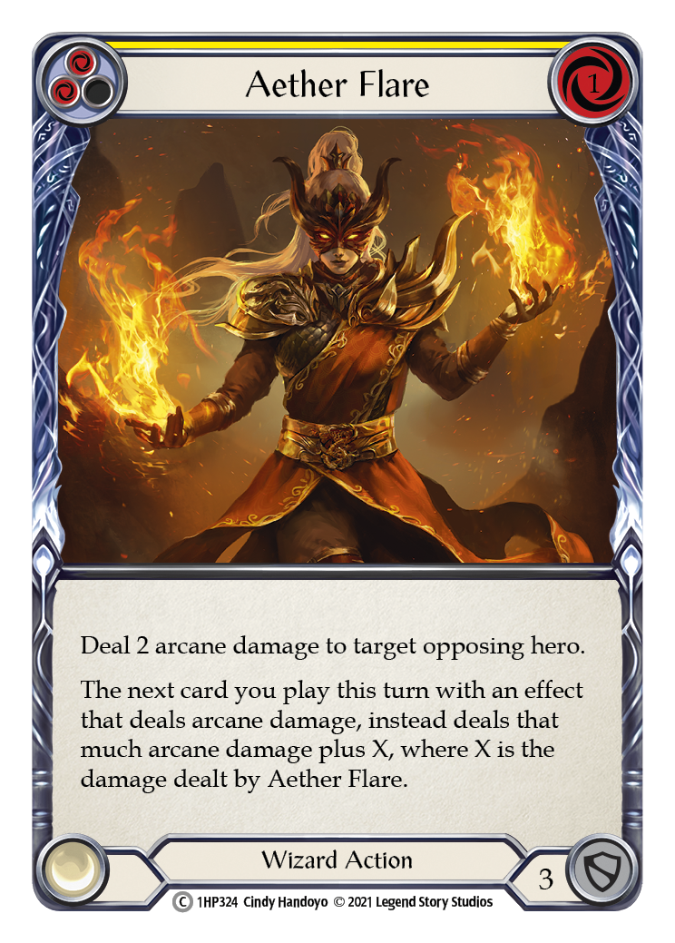 Aether Flare (Yellow) [1HP324] (History Pack 1) | Total Play