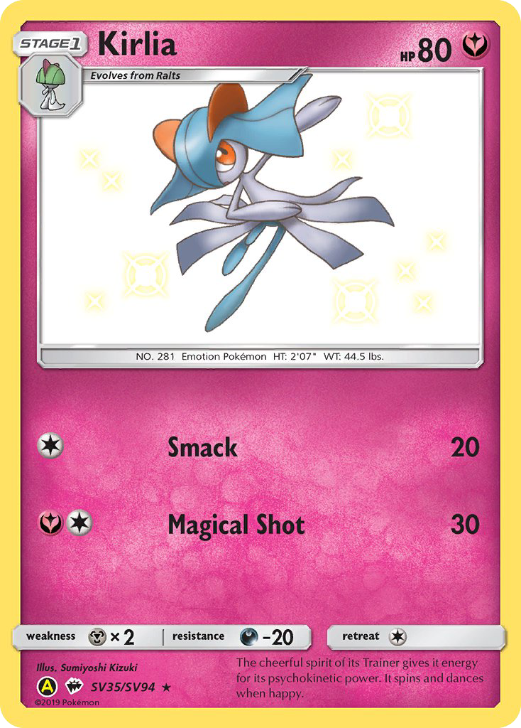 Kirlia (SV35/SV94) [Sun & Moon: Hidden Fates - Shiny Vault] | Total Play
