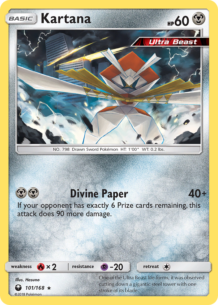 Kartana (101/168) [Sun & Moon: Celestial Storm] | Total Play