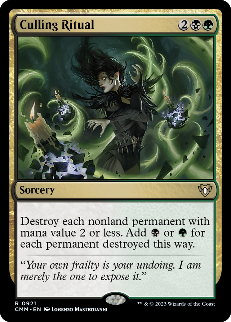 Culling Ritual [Commander Masters] | Total Play