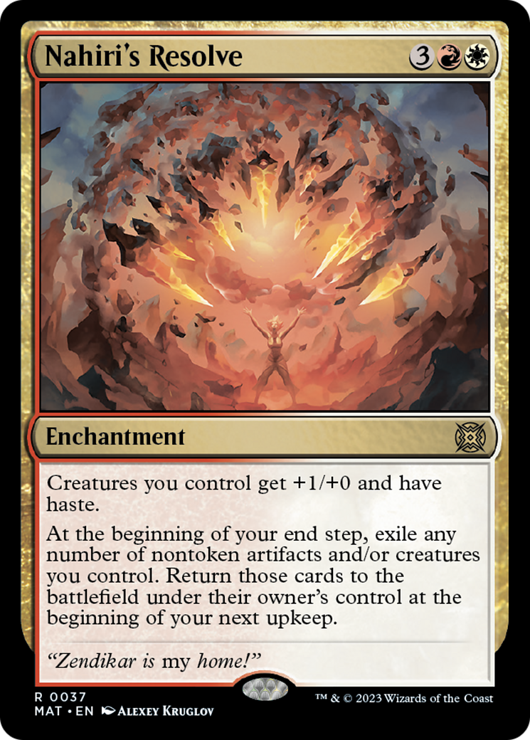 Nahiri's Resolve [March of the Machine: The Aftermath] | Total Play