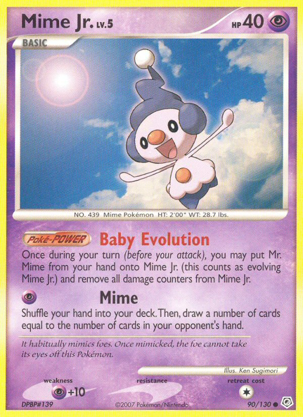 Mime Jr. (90/130) [Diamond & Pearl: Base Set] | Total Play