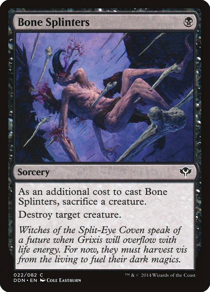 Bone Splinters [Duel Decks: Speed vs. Cunning] | Total Play