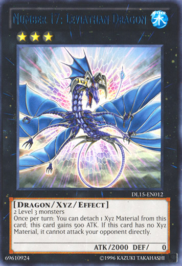 Number 17: Leviathan Dragon (Blue) [DL15-EN012] Rare | Total Play