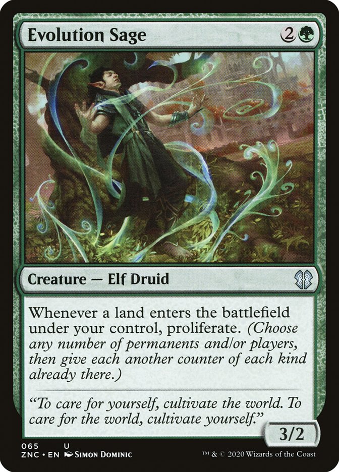 Evolution Sage [Zendikar Rising Commander] | Total Play