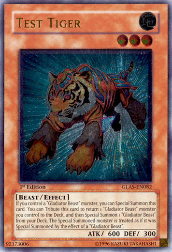 Test Tiger [GLAS-EN082] Ultimate Rare | Total Play