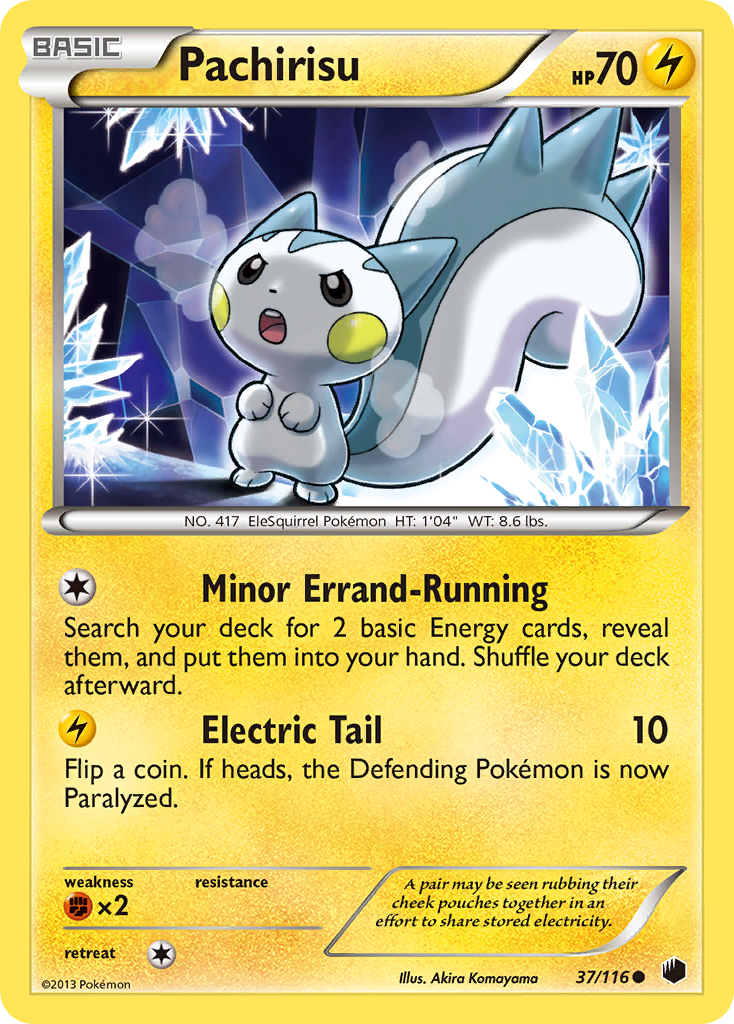 Pachirisu (37/116) [Black & White: Plasma Freeze] | Total Play