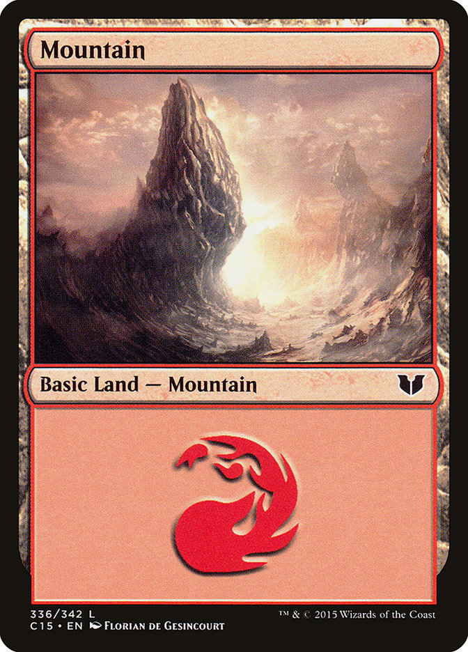 Mountain (336) [Commander 2015] | Total Play