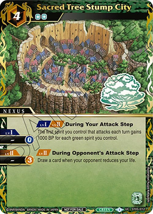 Sacred Tree Stump City (Finalist Card Set Vol. 3) (ST05-012) [Launch & Event Promos] | Total Play
