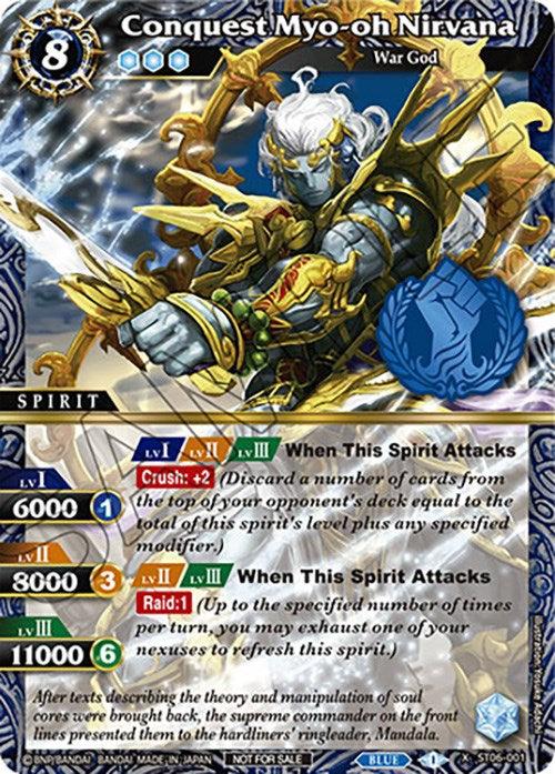 Conquest Myo-oh Nirvana (Event Pack Vol. 3) (ST06-001) [Launch & Event Promos] | Total Play