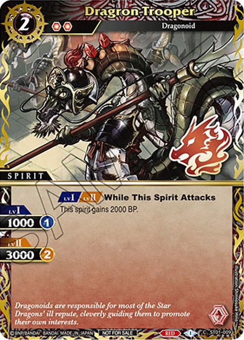 Dragron Trooper (Finalist Card Set Vol. 3) (ST01-009) [Launch & Event Promos] | Total Play