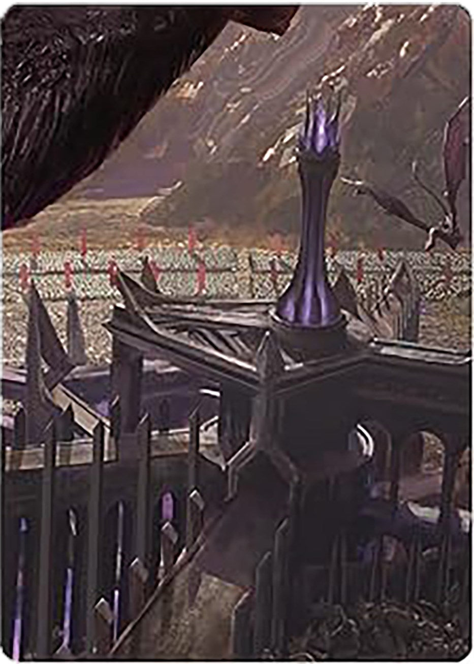 Minas Morgul, Dark Fortress Art Card [The Lord of the Rings: Tales of Middle-earth Art Series] | Total Play