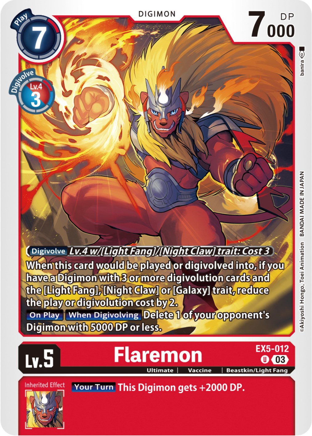 Flaremon [EX5-012] [Animal Colosseum] | Total Play