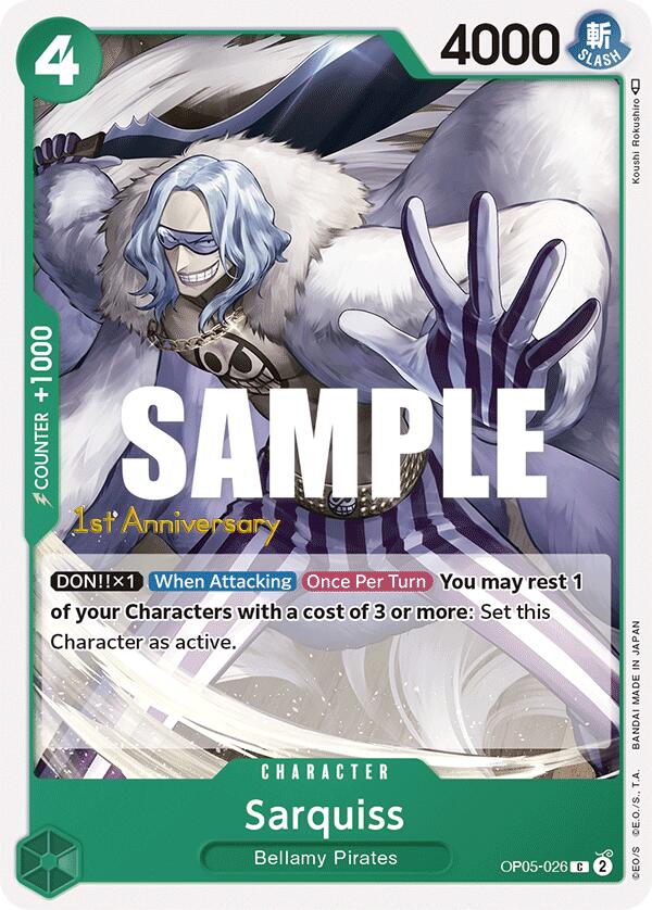 Sarquiss [Awakening of the New Era: 1st Anniversary Tournament Cards] | Total Play