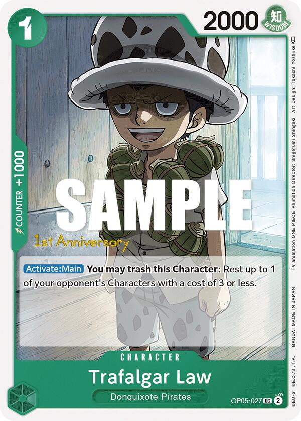 Trafalgar Law [Awakening of the New Era: 1st Anniversary Tournament Cards] | Total Play