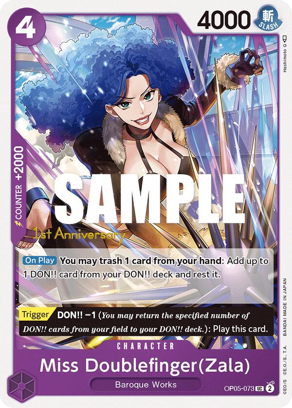 Miss Doublefinger(Zala) [Awakening of the New Era: 1st Anniversary Tournament Cards] | Total Play