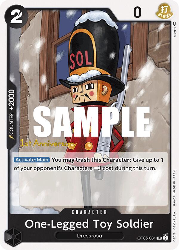 One-Legged Toy Soldier [Awakening of the New Era: 1st Anniversary Tournament Cards] | Total Play