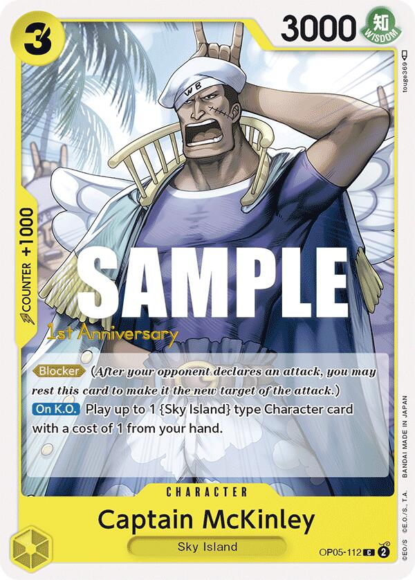 Captain McKinley [Awakening of the New Era: 1st Anniversary Tournament Cards] | Total Play