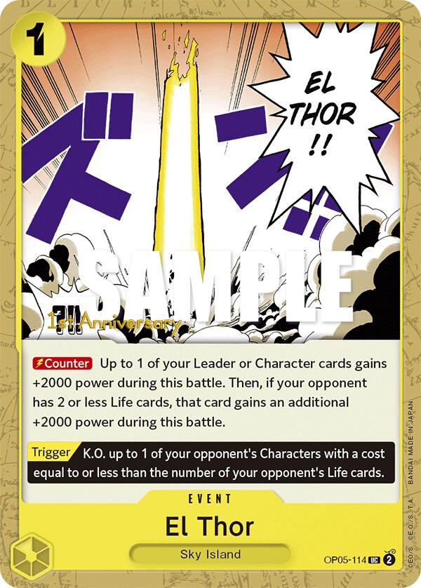 El Thor [Awakening of the New Era: 1st Anniversary Tournament Cards] | Total Play
