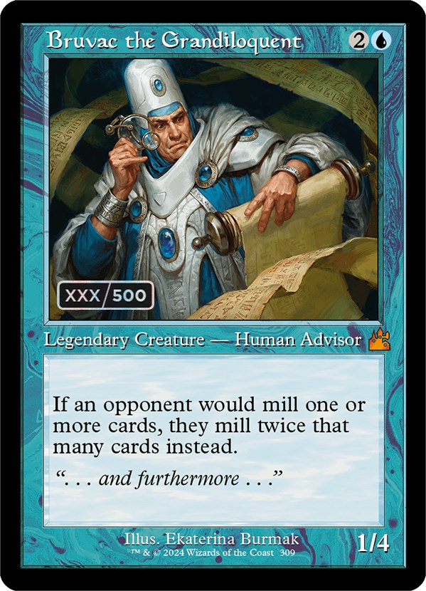 Bruvac the Grandiloquent (Retro) (Serialized) [Ravnica Remastered] | Total Play