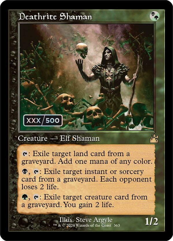 Deathrite Shaman (Retro) (Serialized) [Ravnica Remastered] | Total Play