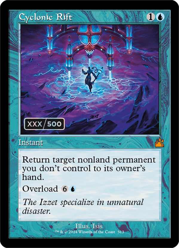 Cyclonic Rift (Retro) (Serialized) [Ravnica Remastered] | Total Play