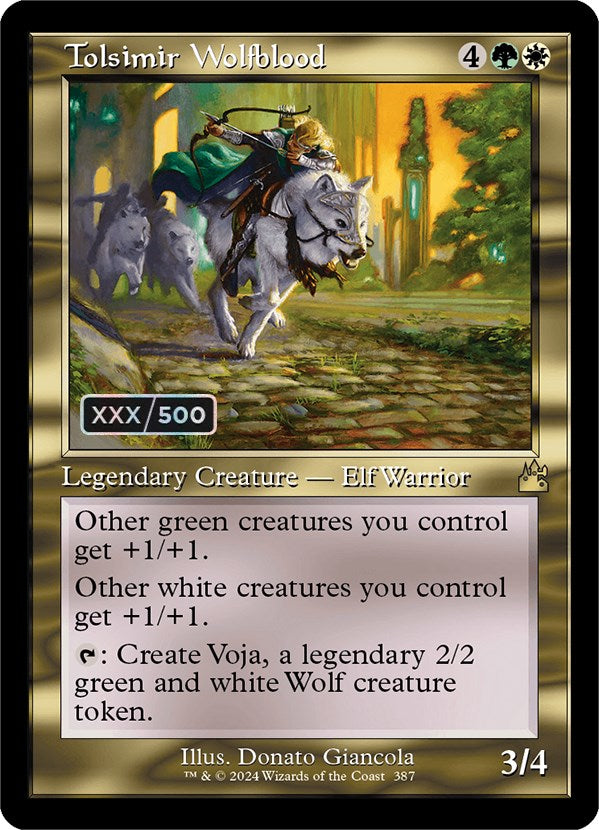 Tolsimir Wolfblood (Retro) (Serialized) [Ravnica Remastered] | Total Play