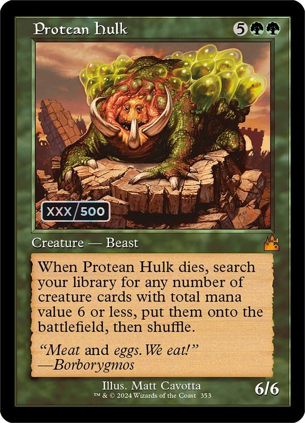 Protean Hulk (Retro) (Serialized) [Ravnica Remastered] | Total Play